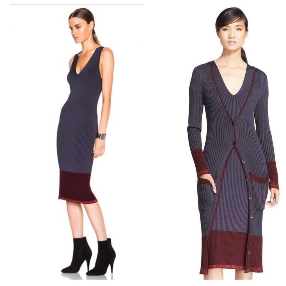Rag & Bone Kristin dress & matching duster cardigan-size L-selling together